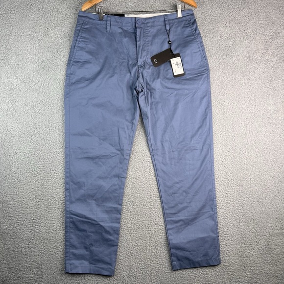 Armani Exchange Other - AX Armani Exchange Pants Chino Mens 34X32 Blue Slim Fit Lightweight Stretch NEW